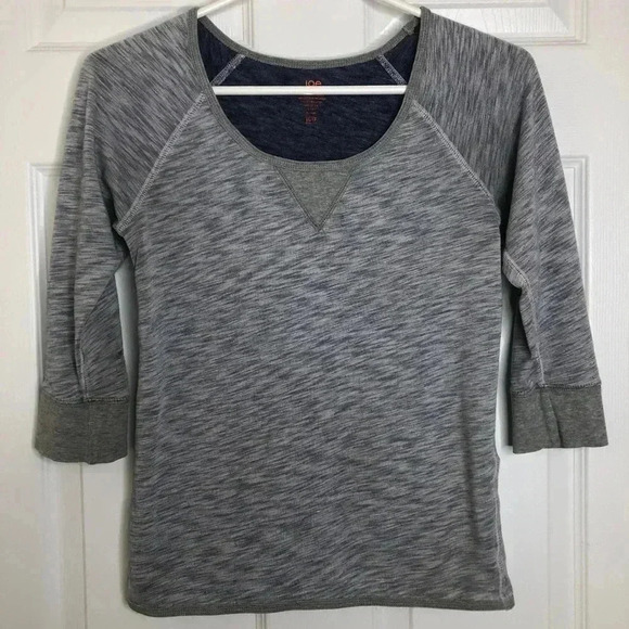 Joe  Fresh Shirt 3/4 Sleeves Grey Size Extra Small - Picture 1 of 16